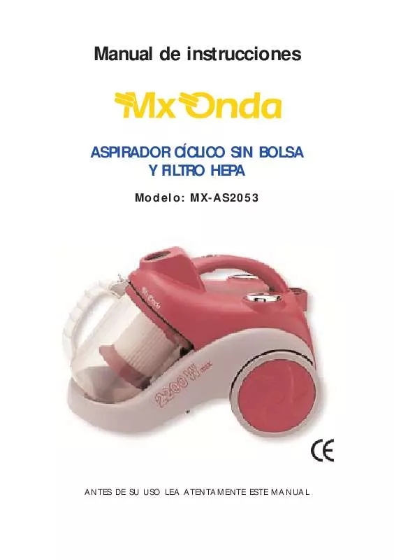 Mode d'emploi MXONDA MX-AS2053