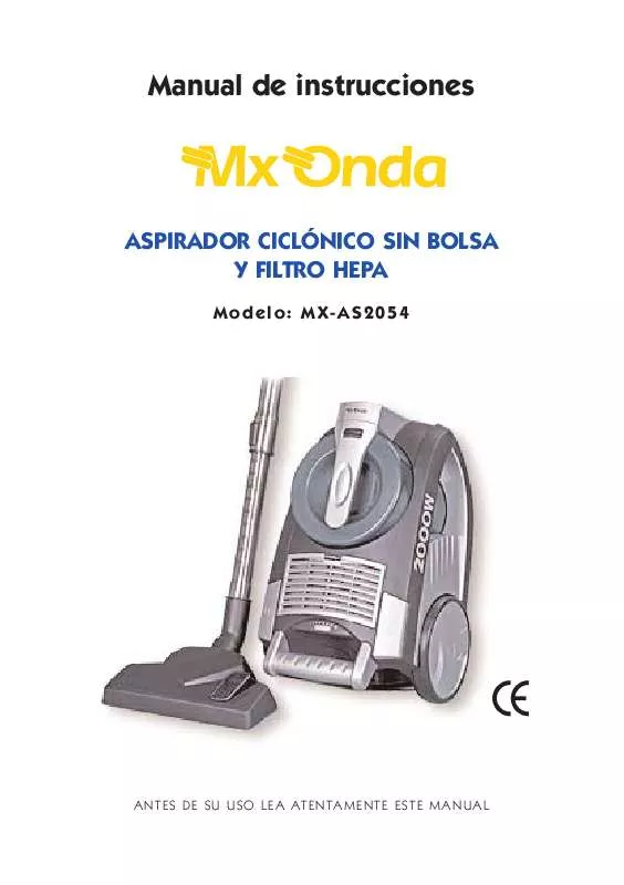 Mode d'emploi MXONDA MX-AS2054