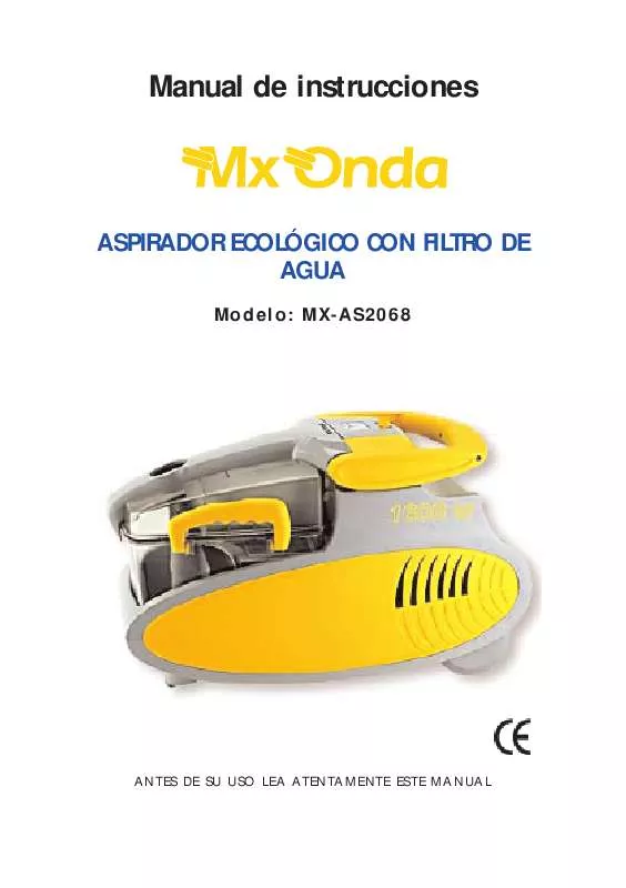 Mode d'emploi MXONDA MX-AS2068