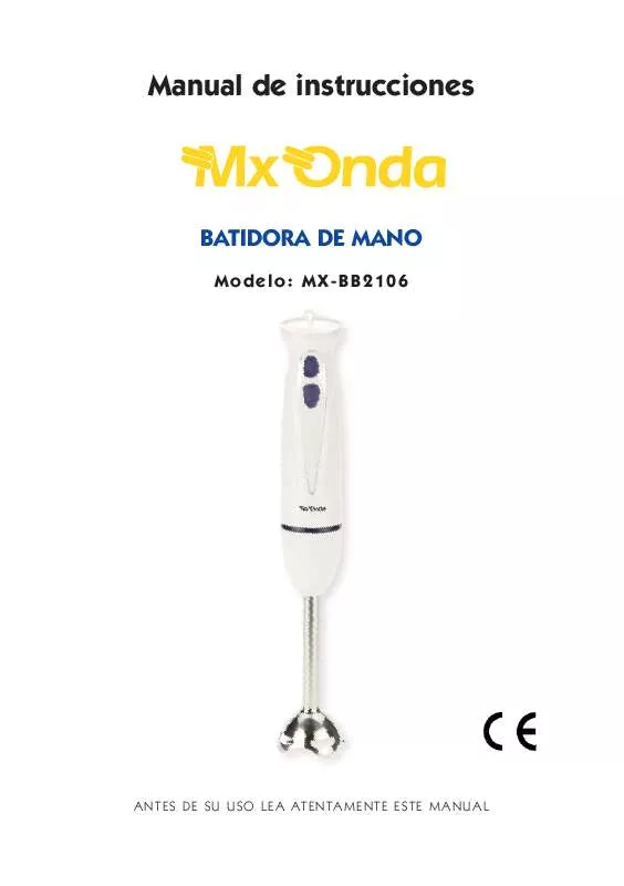 Mode d'emploi MXONDA MX-BB2106