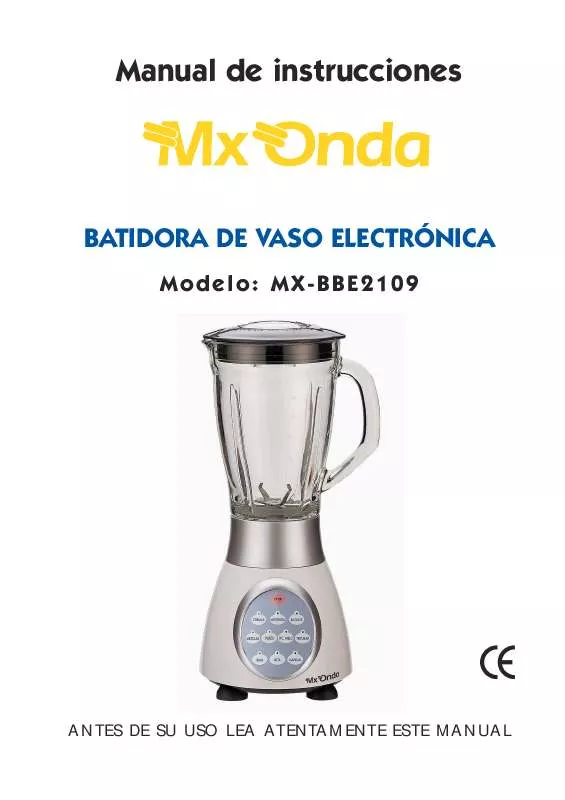 Mode d'emploi MXONDA MX-BBE2109