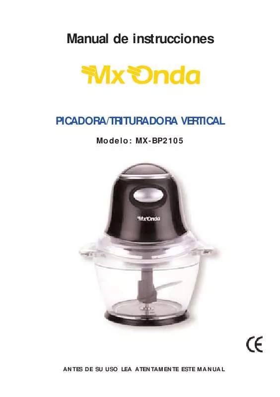 Mode d'emploi MXONDA MX-BP2105