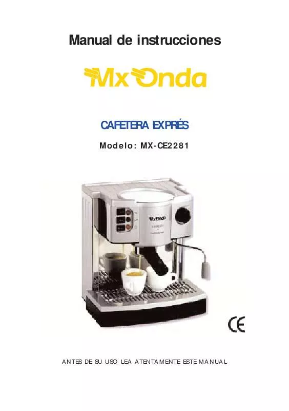 Mode d'emploi MXONDA MX-CE2281