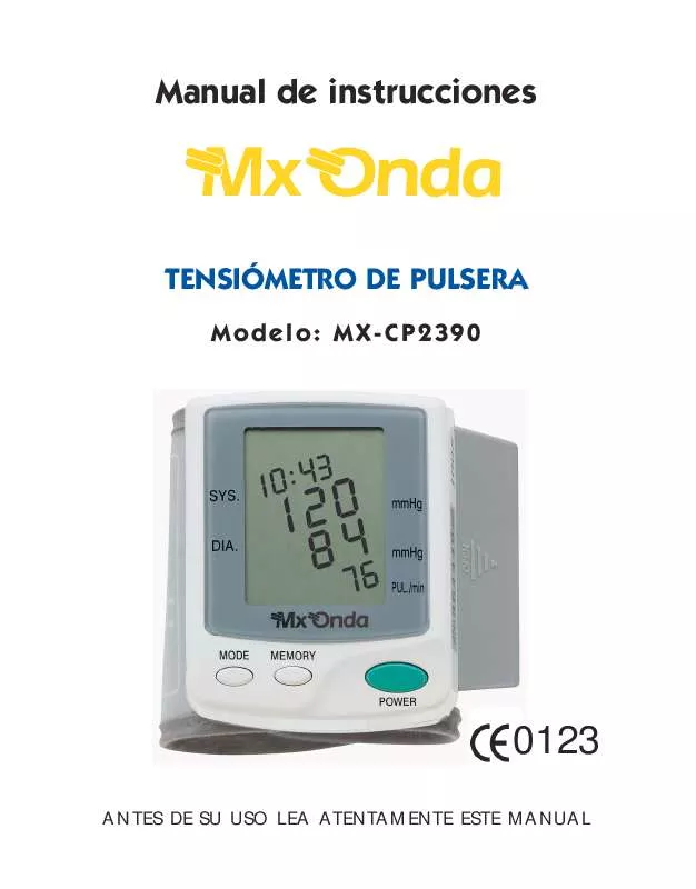 Mode d'emploi MXONDA MX-CP2390