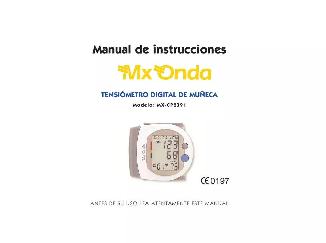 Mode d'emploi MXONDA MX-CP2391