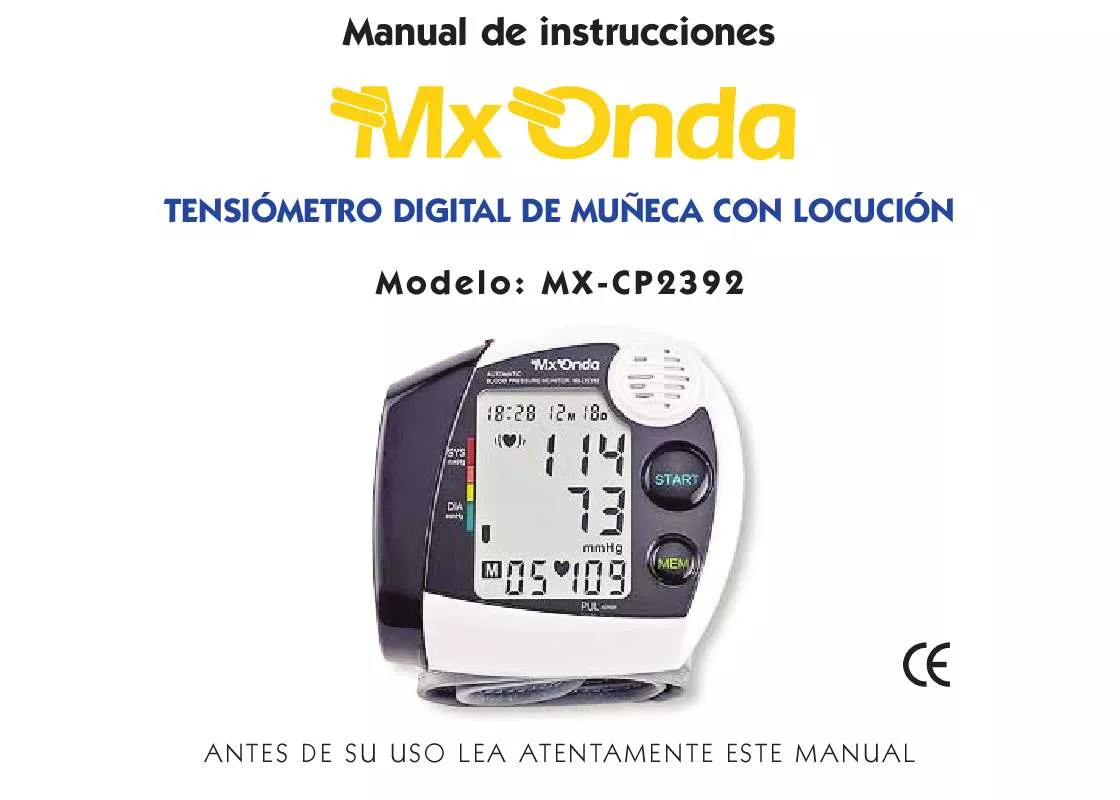 Mode d'emploi MXONDA MX-CP2392