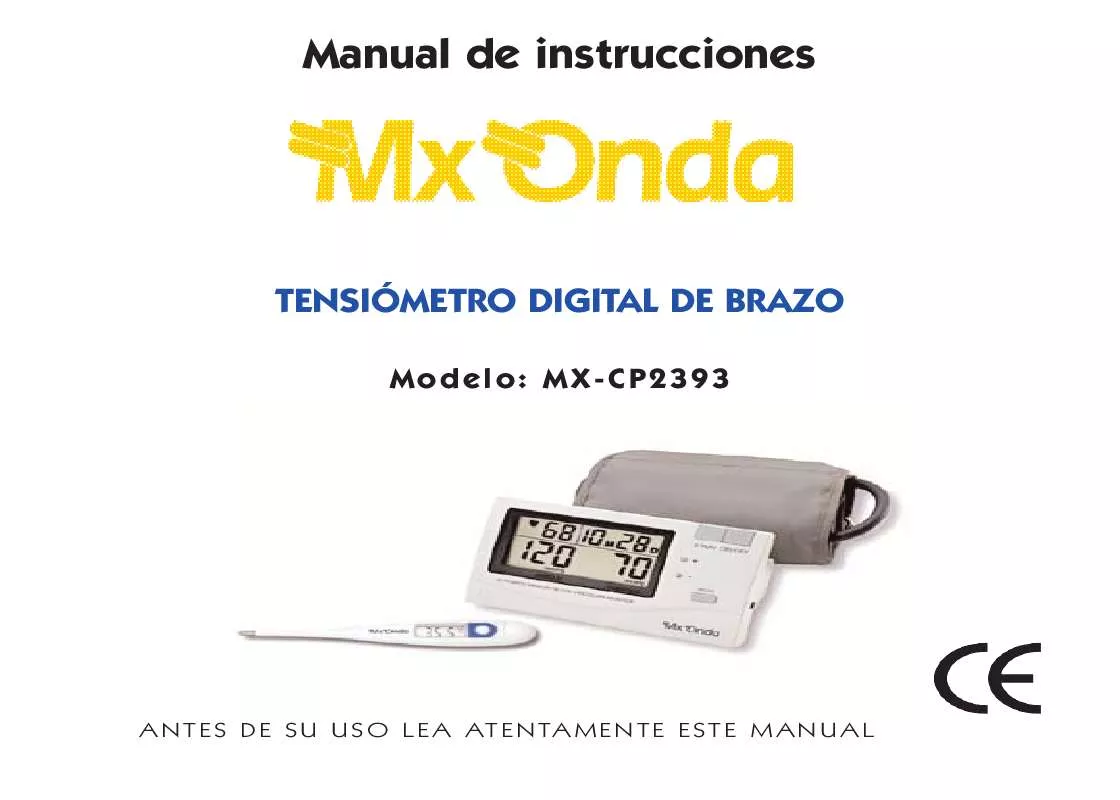Mode d'emploi MXONDA MX-CP2393