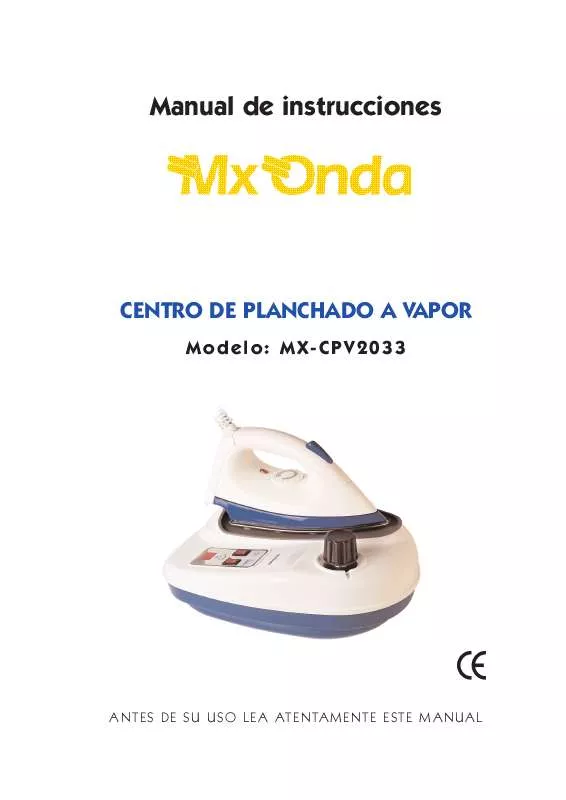 Mode d'emploi MXONDA MX-CPV2033