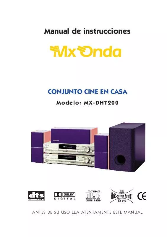 Mode d'emploi MXONDA MX-DHT200