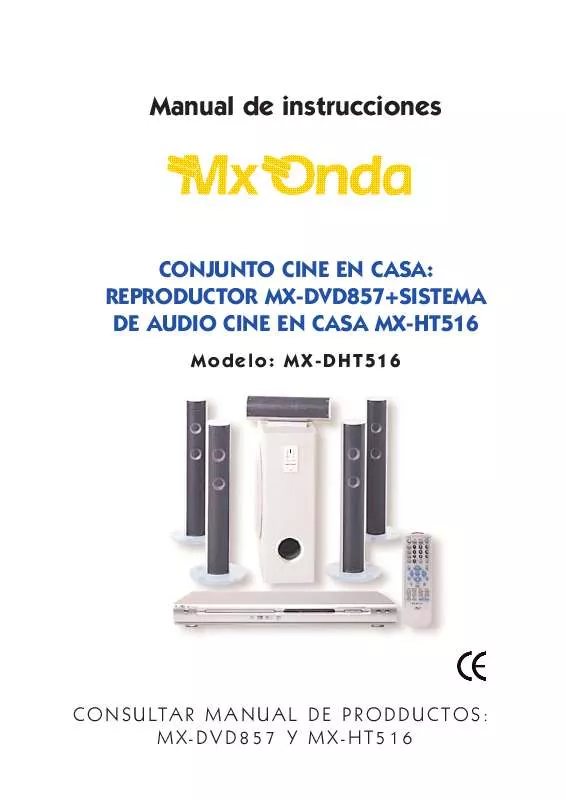 Mode d'emploi MXONDA MX-DHT516