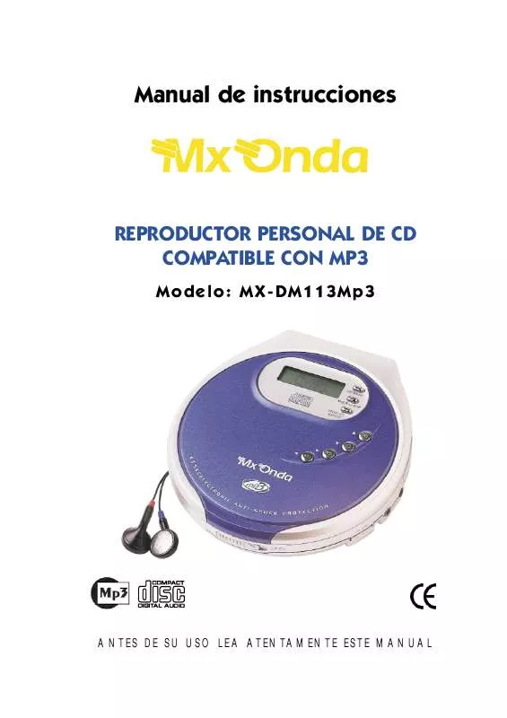 Mode d'emploi MXONDA MX-DM113