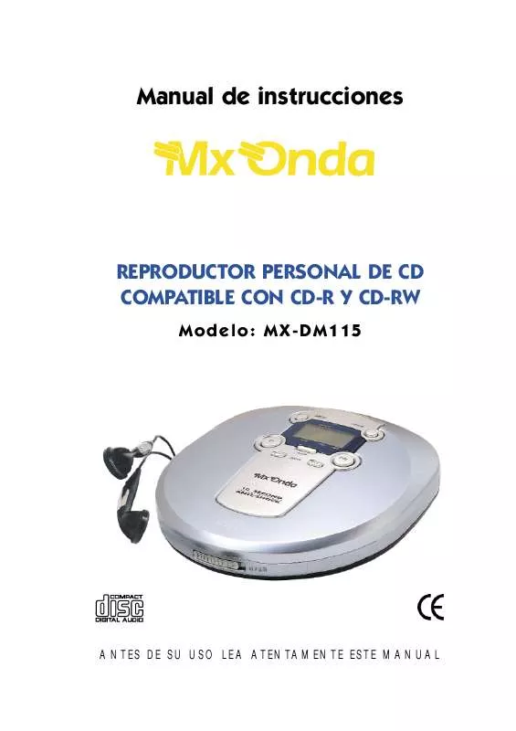 Mode d'emploi MXONDA MX-DM115