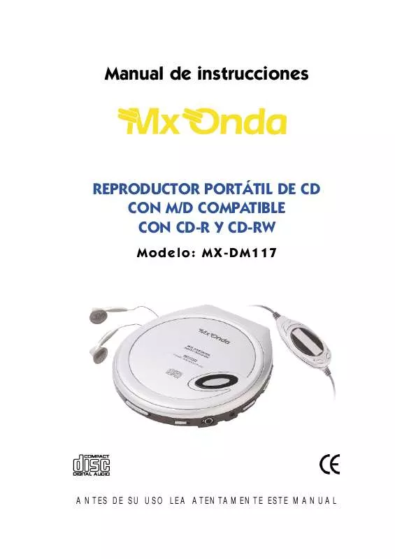 Mode d'emploi MXONDA MX-DM117