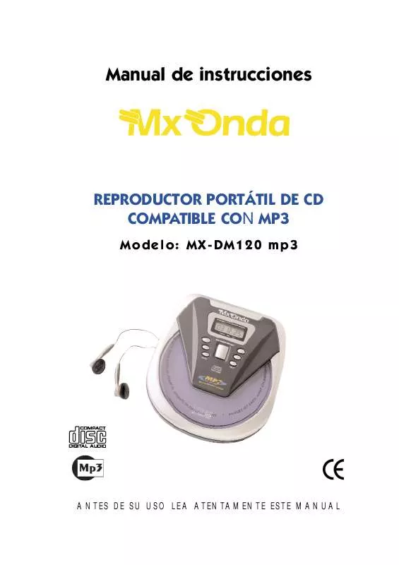 Mode d'emploi MXONDA MX-DM120