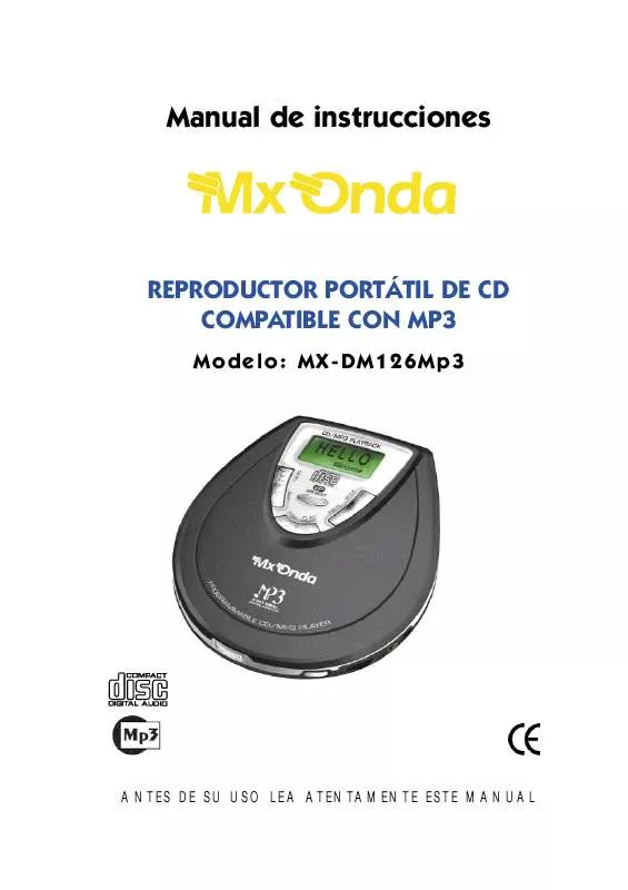 Mode d'emploi MXONDA MX-DM126