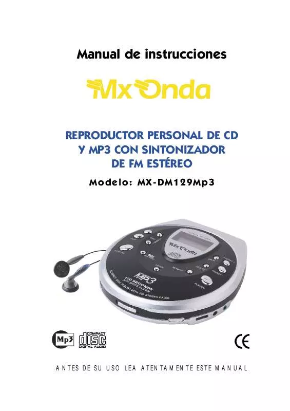 Mode d'emploi MXONDA MX-DM129