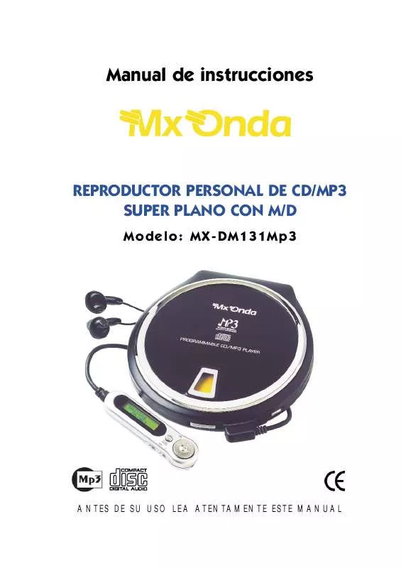 Mode d'emploi MXONDA MX-DM131