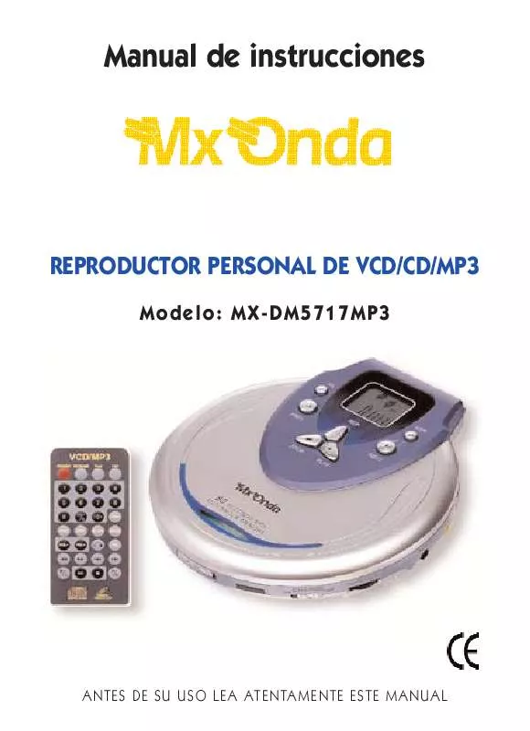 Mode d'emploi MXONDA MX-DM5717