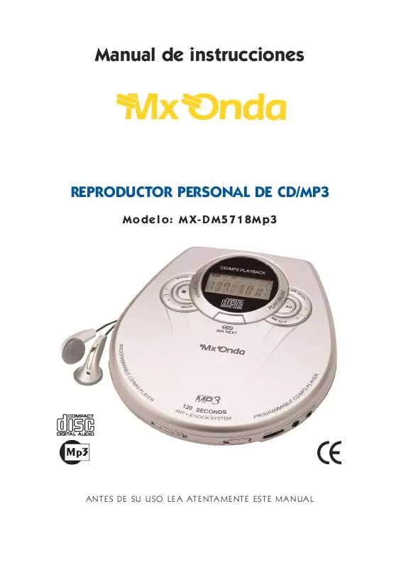 Mode d'emploi MXONDA MX-DM5718