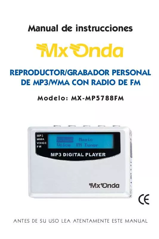 Mode d'emploi MXONDA MX-DM5788