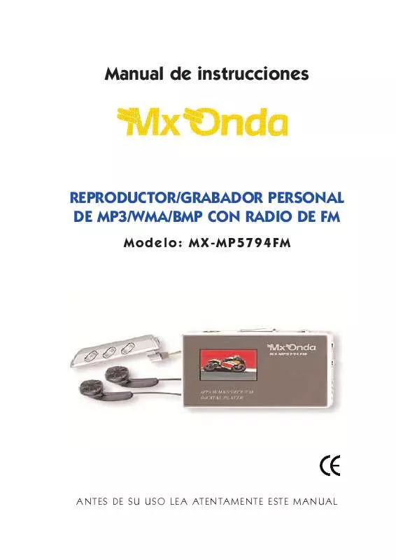 Mode d'emploi MXONDA MX-DM5794