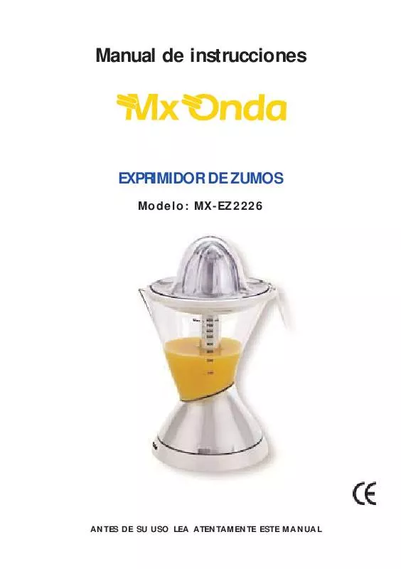 Mode d'emploi MXONDA MX-EZ2226