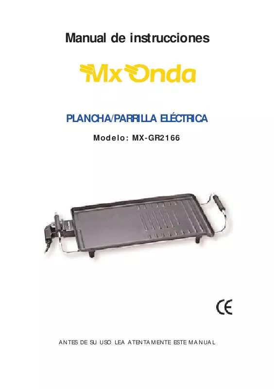 Mode d'emploi MXONDA MX-GR2166