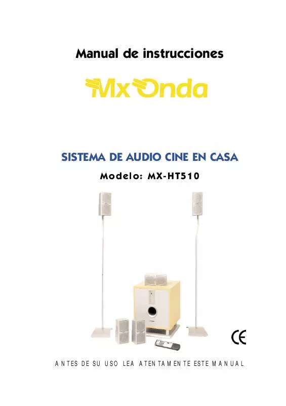 Mode d'emploi MXONDA MX-HT510