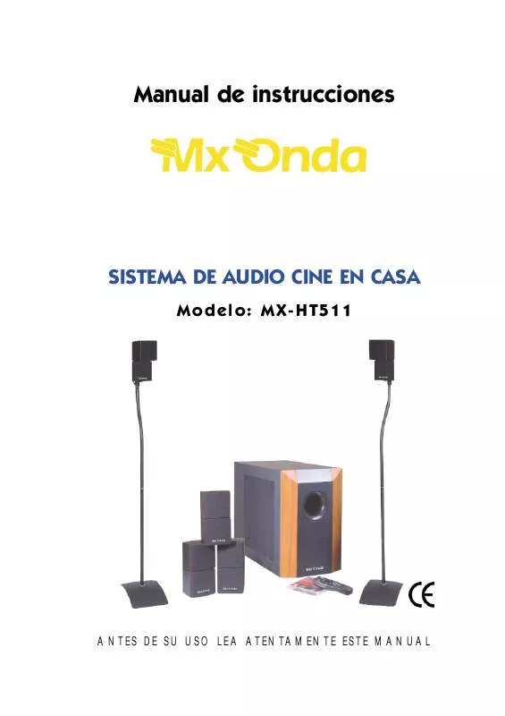 Mode d'emploi MXONDA MX-HT511