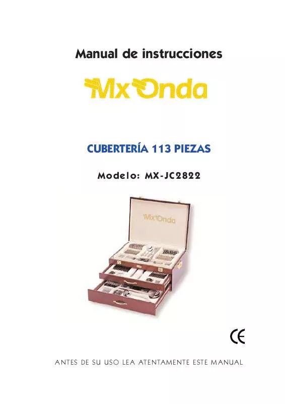 Mode d'emploi MXONDA MX-JC2822