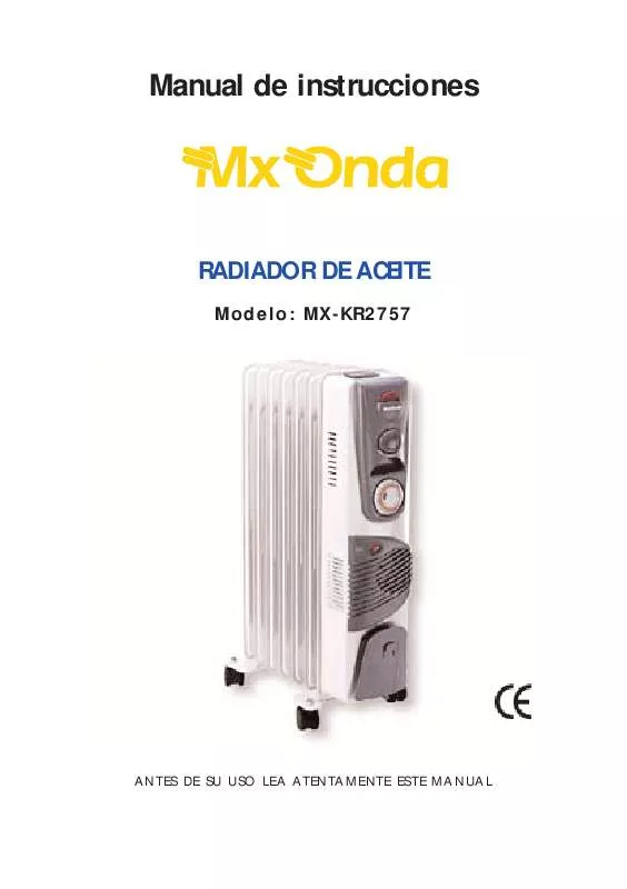 Mode d'emploi MXONDA MX-KR2757