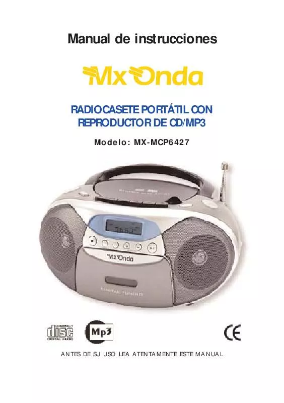 Mode d'emploi MXONDA MX-MCP6427
