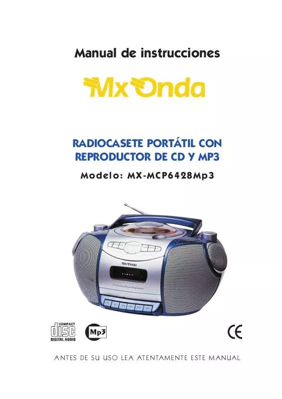 Mode d'emploi MXONDA MX-MCP6428