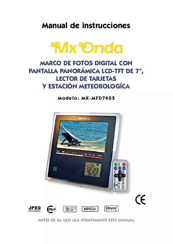 Mode d'emploi MXONDA MX-MFD7405