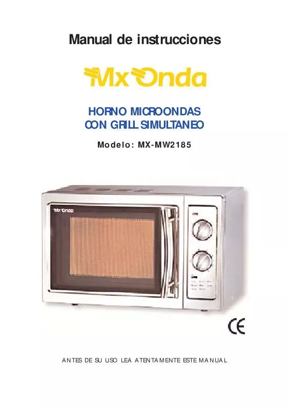 Mode d'emploi MXONDA MX-MW2185