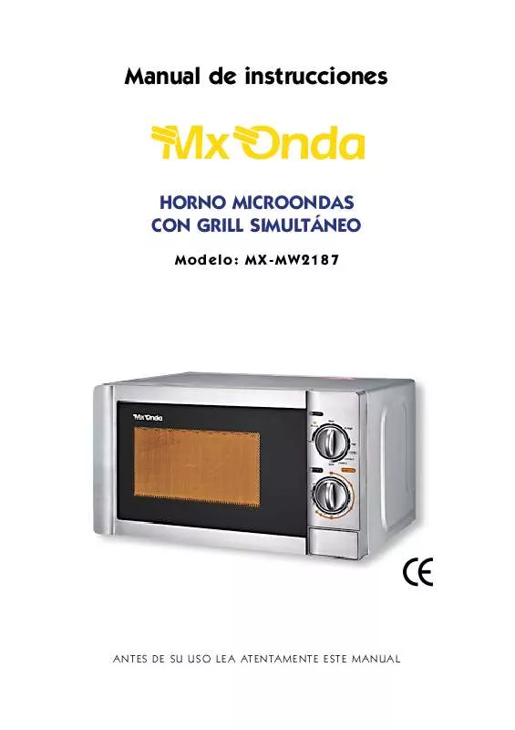 Mode d'emploi MXONDA MX-MW2187