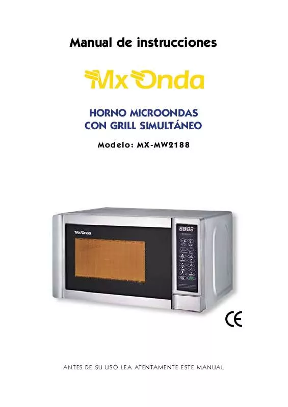 Mode d'emploi MXONDA MX-MW2188