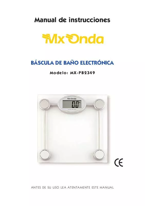 Mode d'emploi MXONDA MX-PB2349