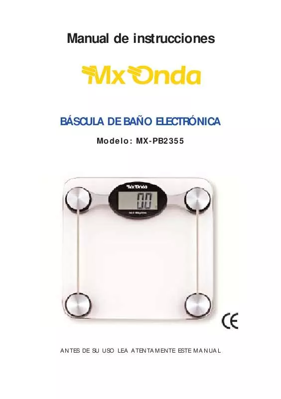 Mode d'emploi MXONDA MX-PB2355