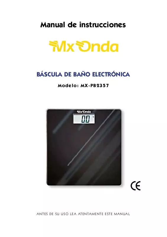 Mode d'emploi MXONDA MX-PB2357