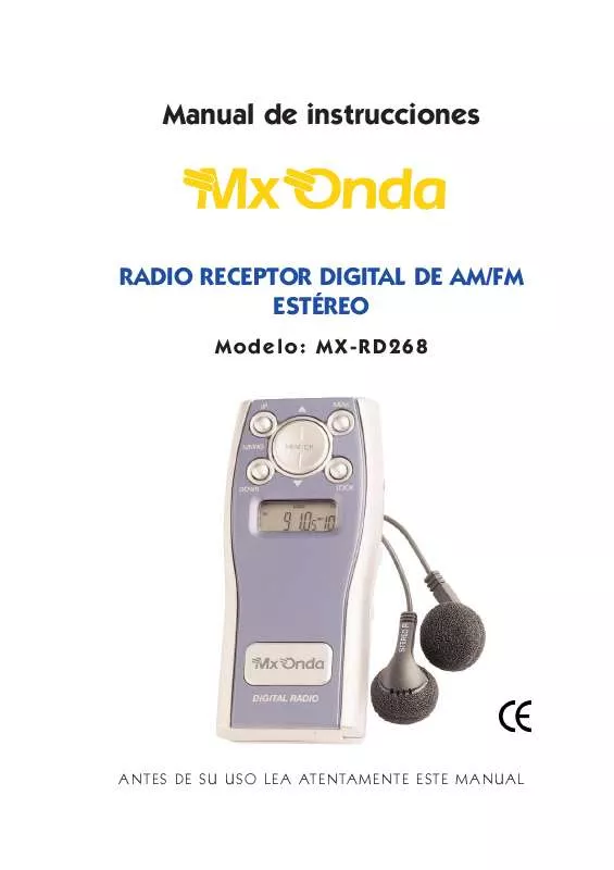 Mode d'emploi MXONDA MX-RD268