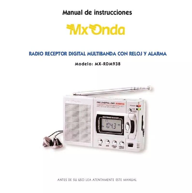 Mode d'emploi MXONDA MX-RDM938