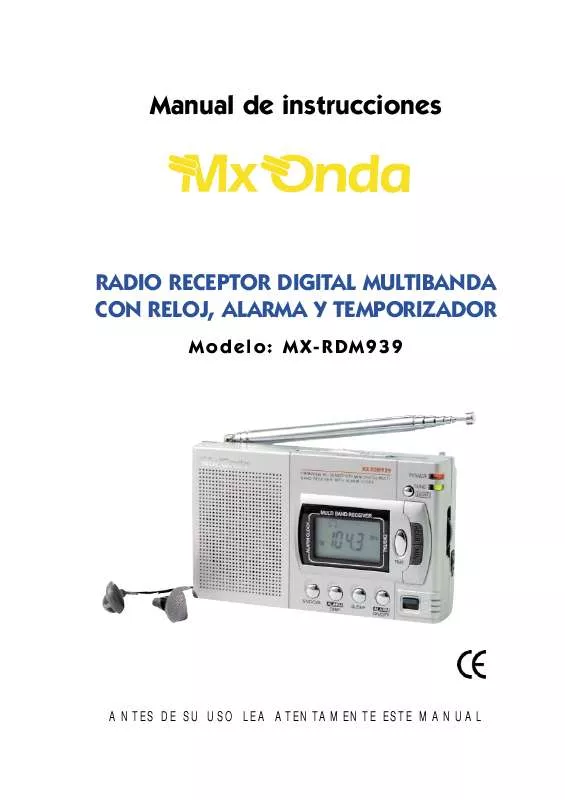 Mode d'emploi MXONDA MX-RDM939