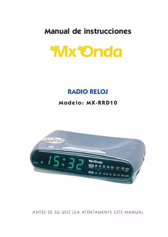Mode d'emploi MXONDA MX-RRD10