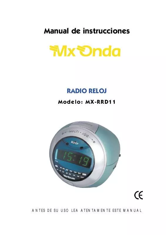 Mode d'emploi MXONDA MX-RRD11