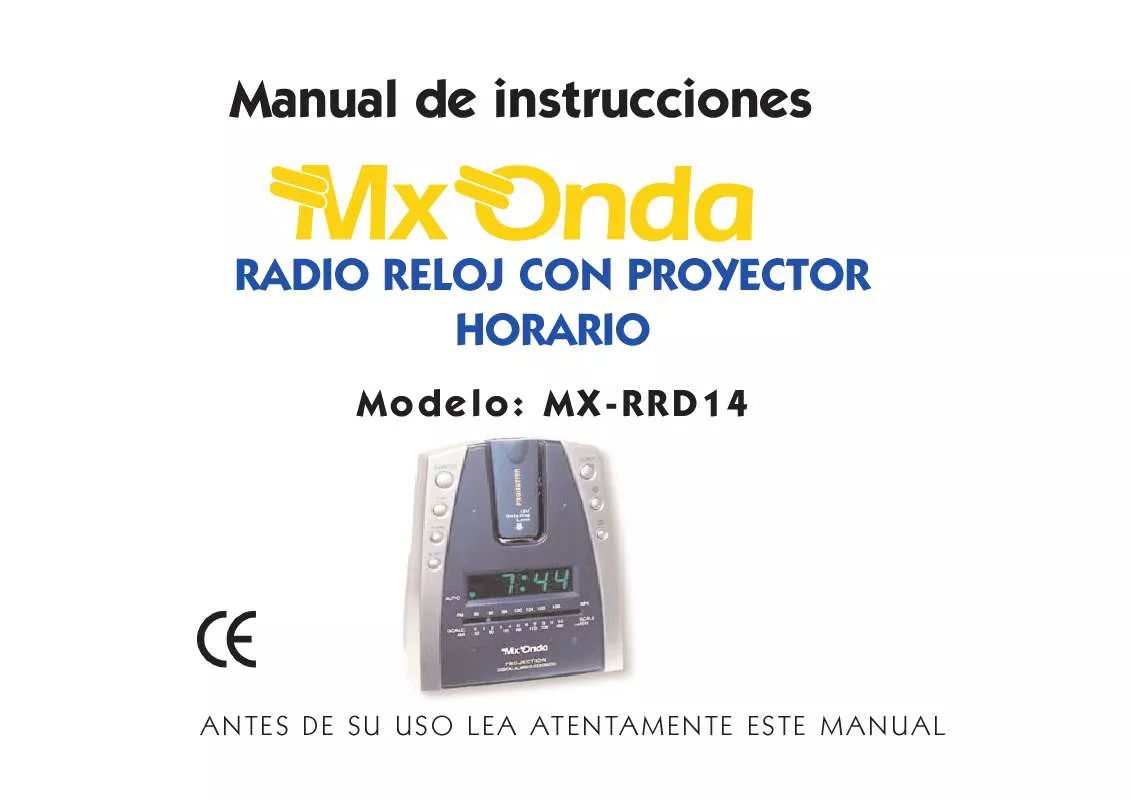 Mode d'emploi MXONDA MX-RRD14