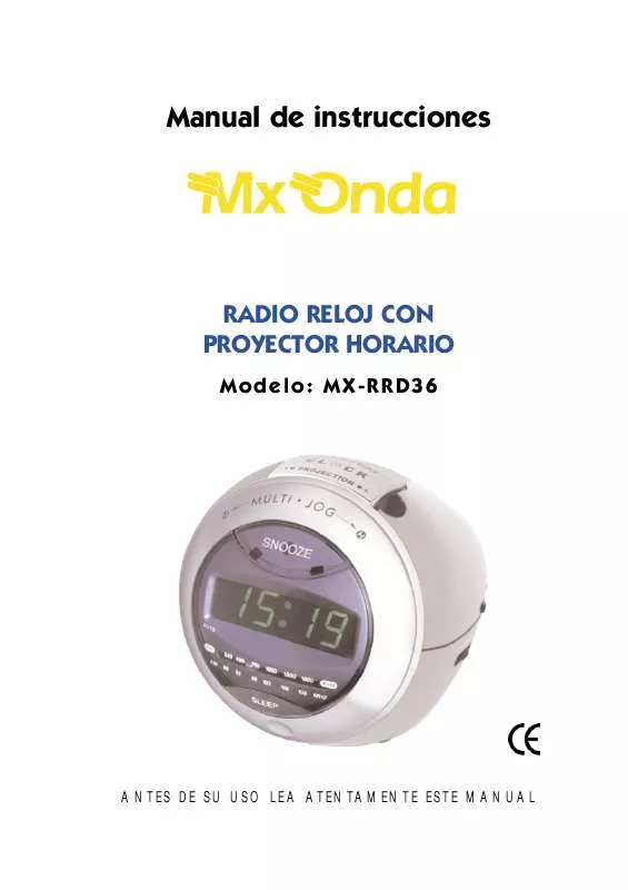 Mode d'emploi MXONDA MX-RRD36