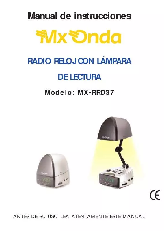 Mode d'emploi MXONDA MX-RRD37