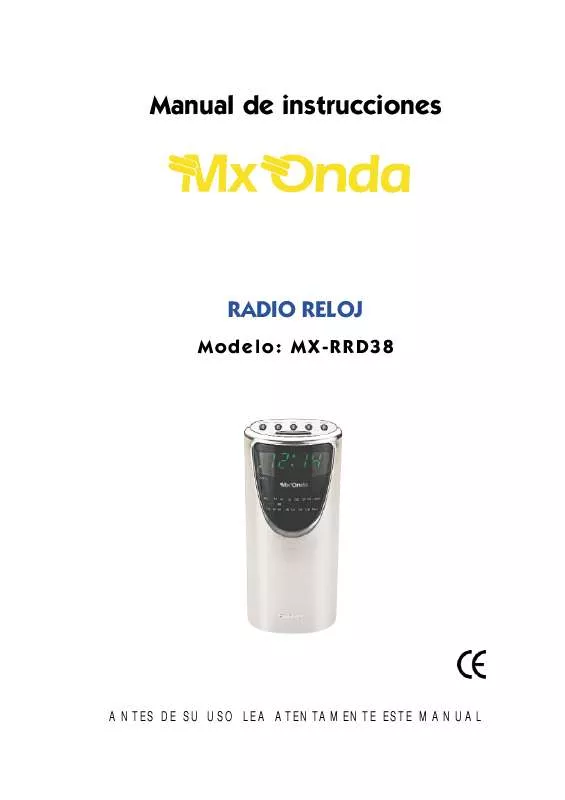 Mode d'emploi MXONDA MX-RRD38