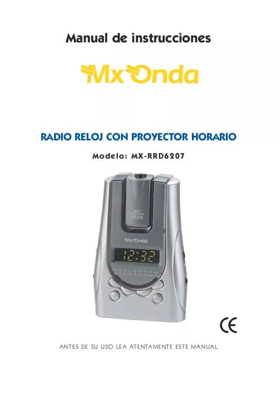 Mode d'emploi MXONDA MX-RRD6207